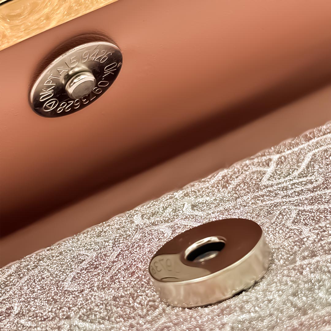 Rose Pink Personalized Sling Bag with Golden Name Tag | Love Craft Gifts