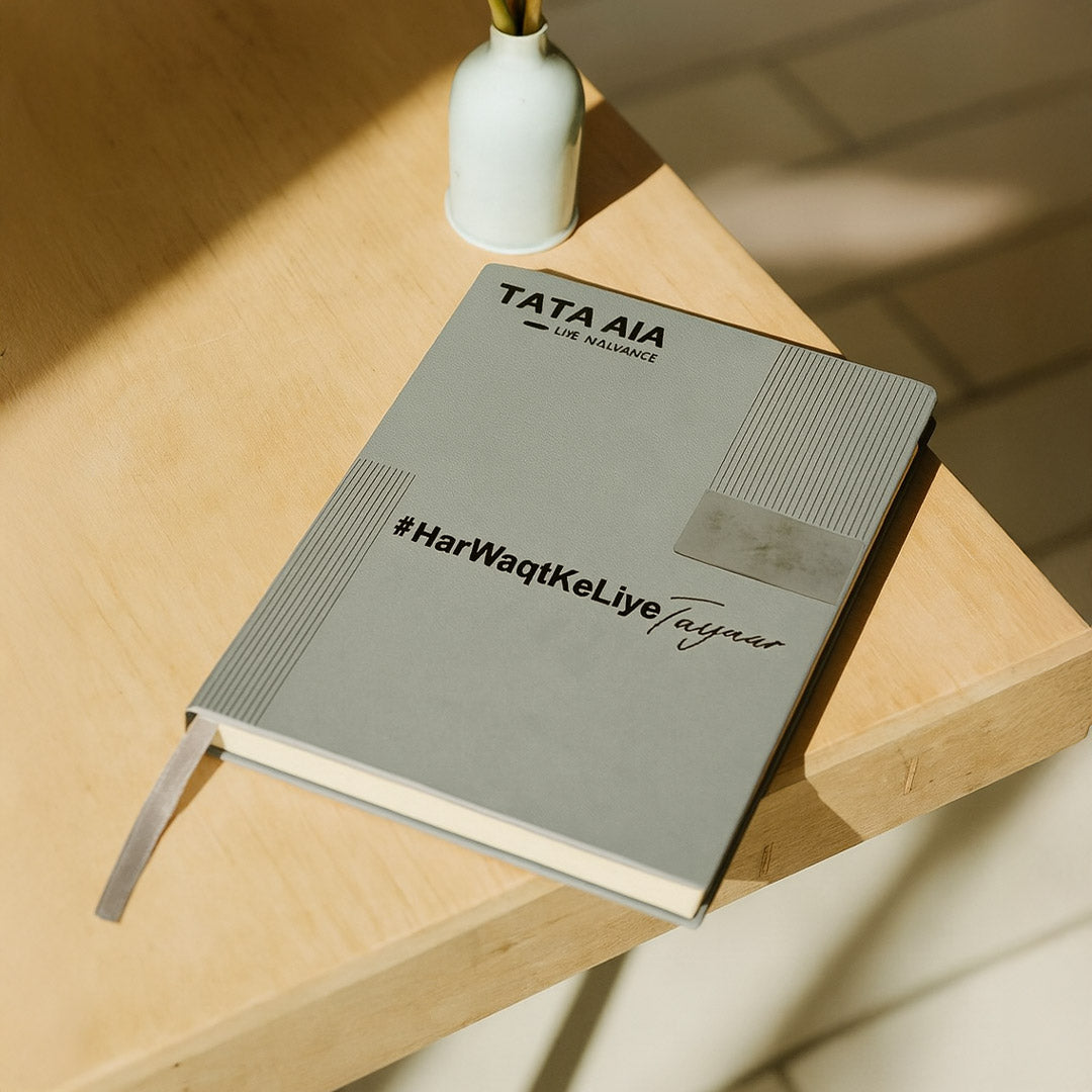 Personalized Metal Plate Notebook | Love Craft Gifts