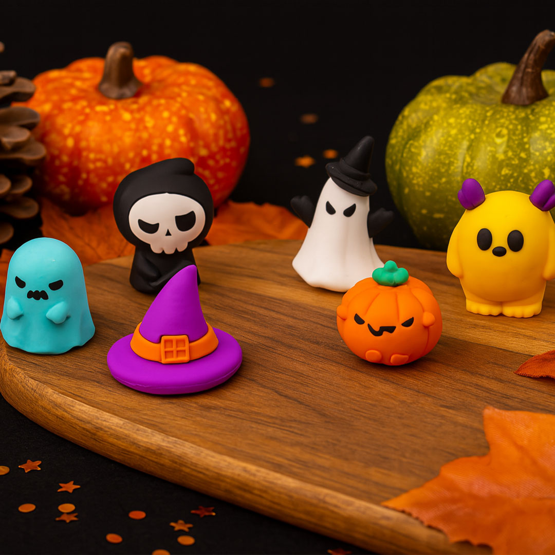 Halloween Themed Eraser Set (Pack of 6) | Love Craft Gifts