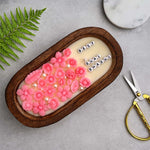 Rakhi Special Floral Wooden Dough Bowl Candle – Bhai Bhabhi Gift | Love Craft Gifts
Subtitle: