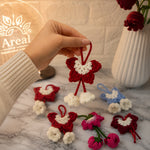 Handmade Cherry Crochet Hair Tie | Soft Yarn Hair Band for Girls & Women | Love Craft Gifts™