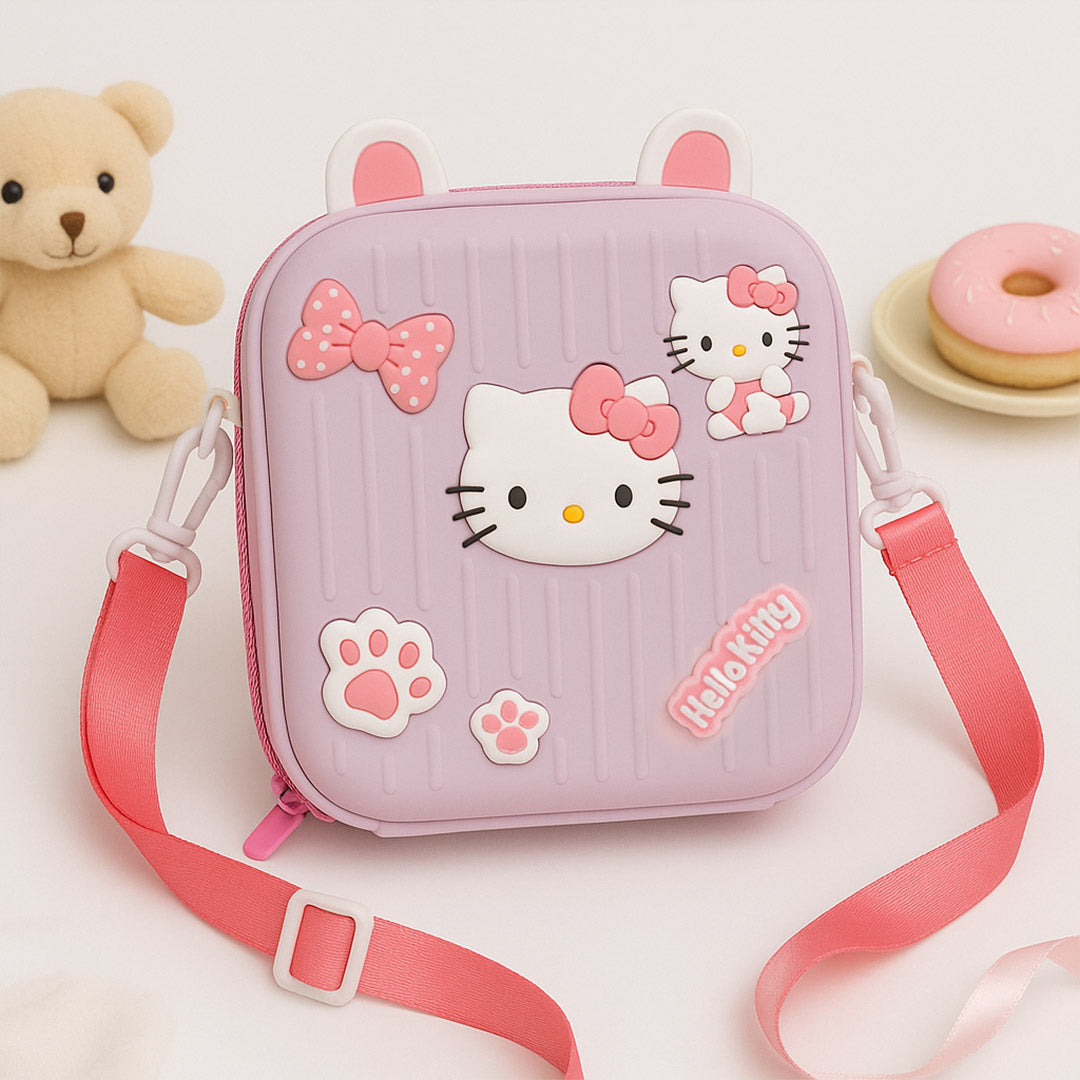 Personalized Kids Sling Bag – Cute Cartoon Charms & Custom Name Strap | Love Craft Gifts