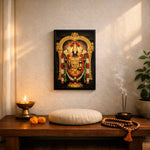 Lord Venkateswara Balaji Spiritual Wall Frame – Tirupati Balaji Devotional Temple Wall Art | Love Craft Gifts