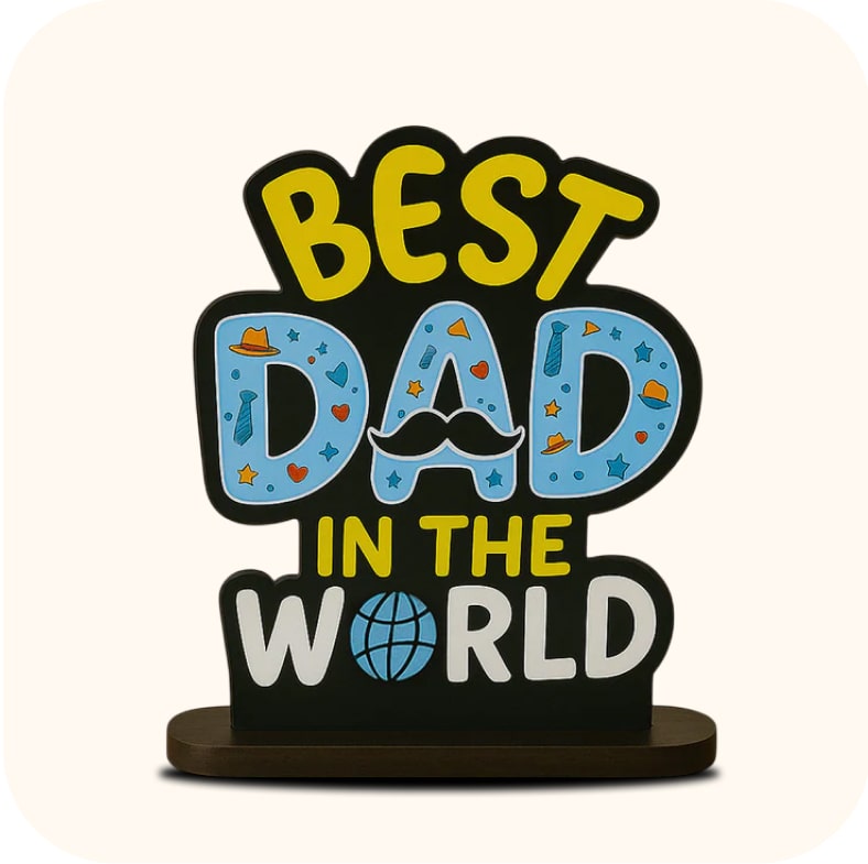 Love Craft Gifts | Father’s Day | Collection – Personalized Father’s Day Gifts, Custom Photo Frames, Keychains, and Best Dad Table Tops