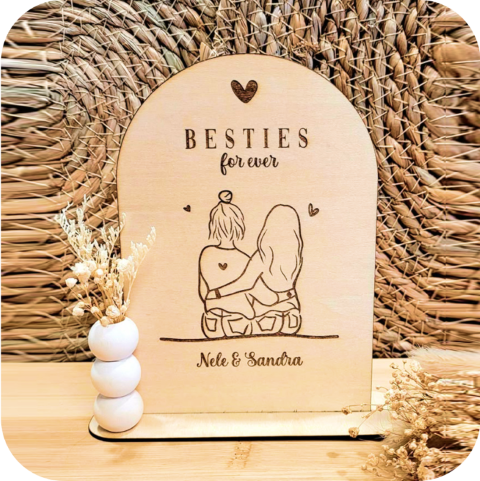 Love Craft Gifts | Wooden Photo Engraving | Collection – Personalized Wooden Engraved Frames with Custom Photos and Names for Timeless Gifting