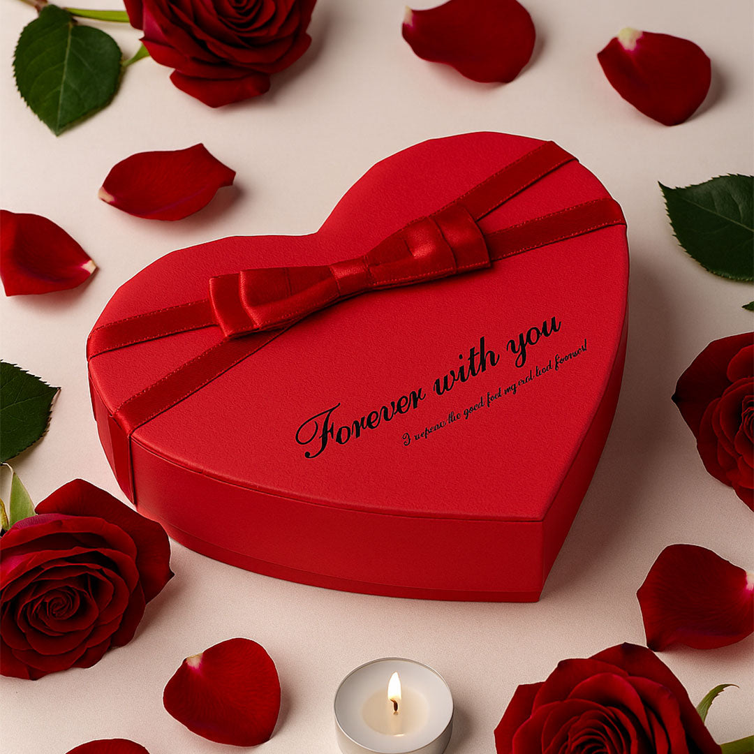 Personalized Heart Rose Box with Jewelry | Love Craft Gifts