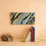 Luxury Resin Key Holder Wall Art – 7 Hooks