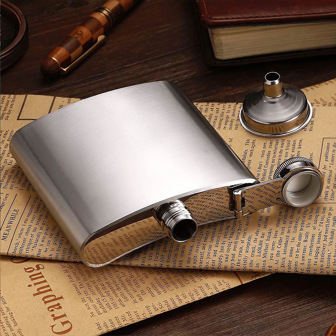 Personalized Stainless Steel Hip Flask | Love Craft Gifts