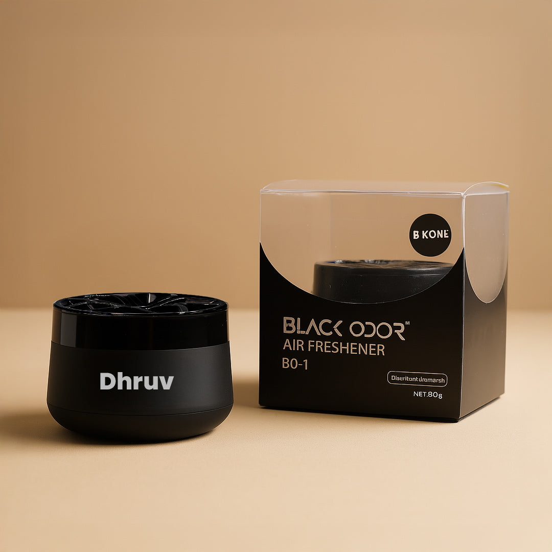 Personalized Car Air Freshener – Black Odor (BO-1) | Love Craft Gifts