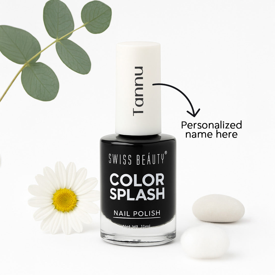 Custom Name Nail Polish – Personalized Swiss Beauty Color Splash | Love Craft Gifts