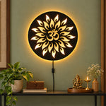 Om Mandala LED Wall Light 10x10″ | Spiritual Décor | Love Craft Gifts™