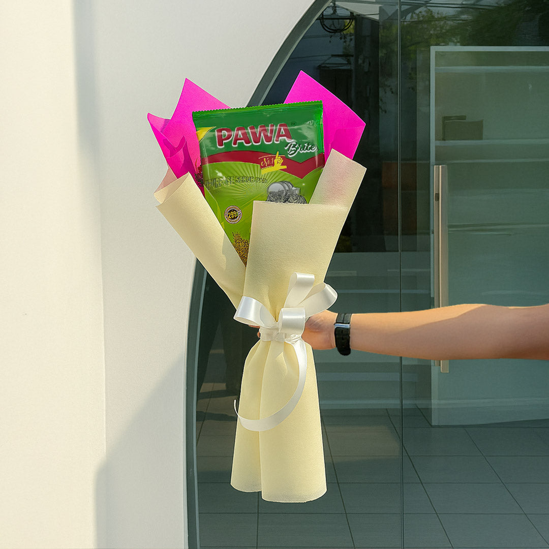 Pawa Steel Scrubber Pad Gift Bouquet – Regular Size | Love Craft Gifts