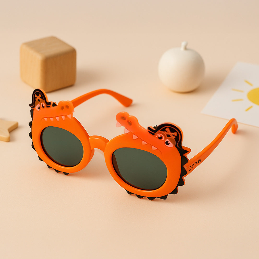 Customized Kids Dinosaur Sunglasses – Personalized Name Cartoon UV Shades | Love Craft Gifts
