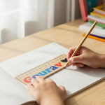 Personalized Name LED Wooden Ruler Lamp (15 cm) | Love Craft Gifts