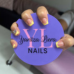 Personalized Nail Tech Name Disc 4x4" | Custom Salon Branding Display | Gift for Nail Artists & Beauty Professionals | Love Craft Gifts™