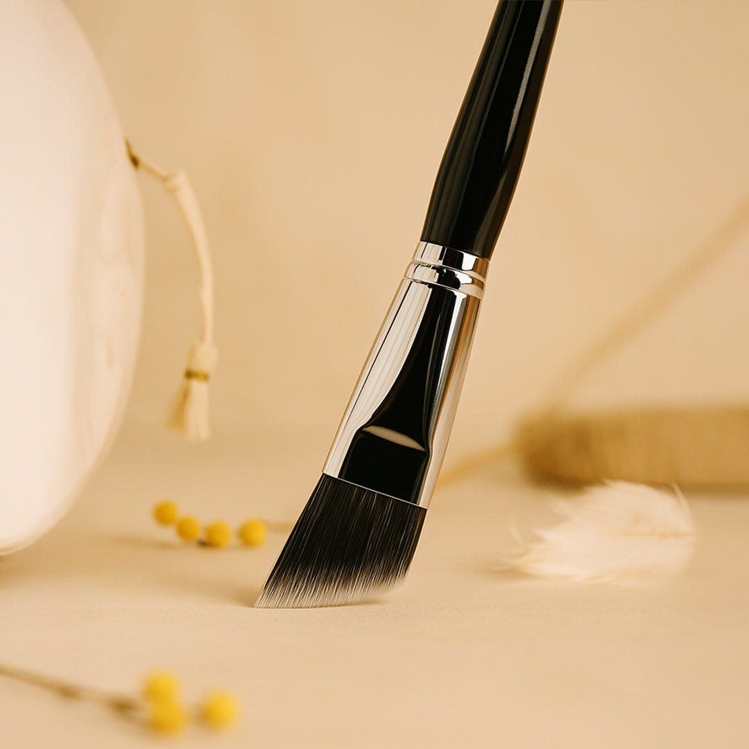 Swiss Beauty Professional Face & Eye Brush Set of 12 | Custom Name & Cartoon Photo on Cover