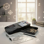 Personalized Camlin Scholar Plus Geometry Box with Name & Photo (15 cm Scale) | Love Craft Gifts