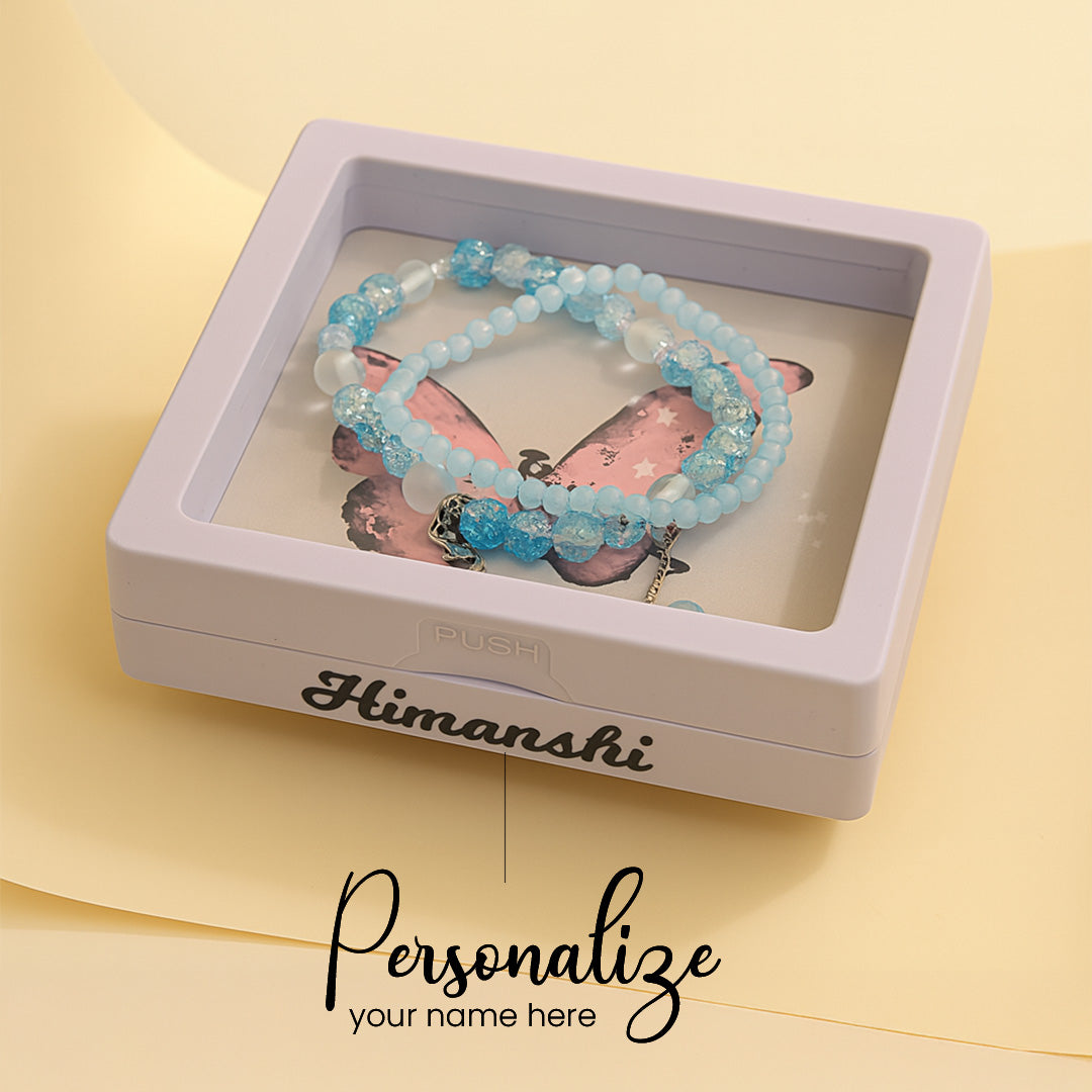 Friendship Day Personalized Bracelet Gift Box | Love Craft Gifts