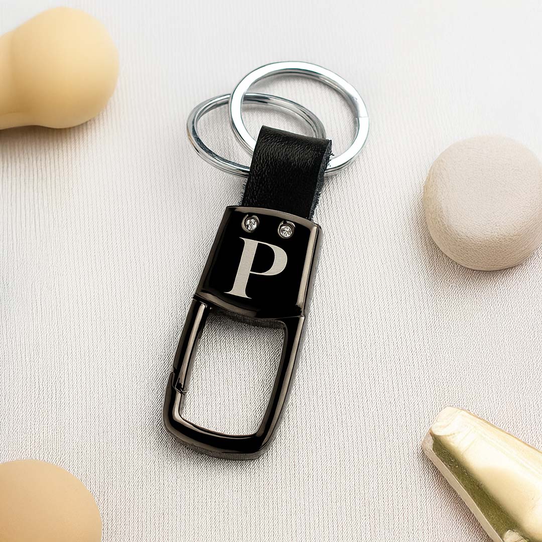 Personalized Premium Initial Keychain | Love Craft Gifts