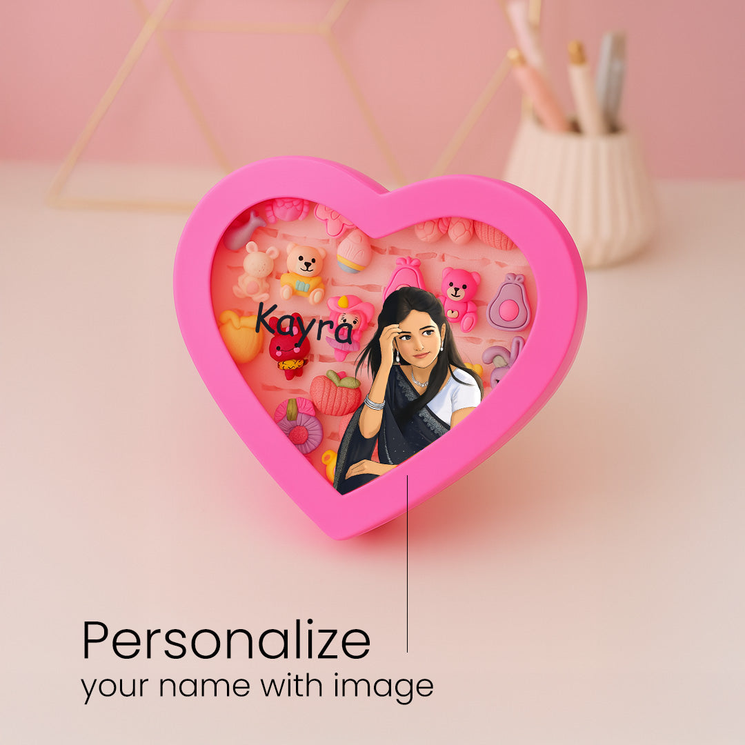Personalized Heart Ring Box with Name & Image | Love Craft Gifts