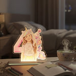 Glow Memories – Personalized Unicorn Acrylic LED Lamp (For Kids)