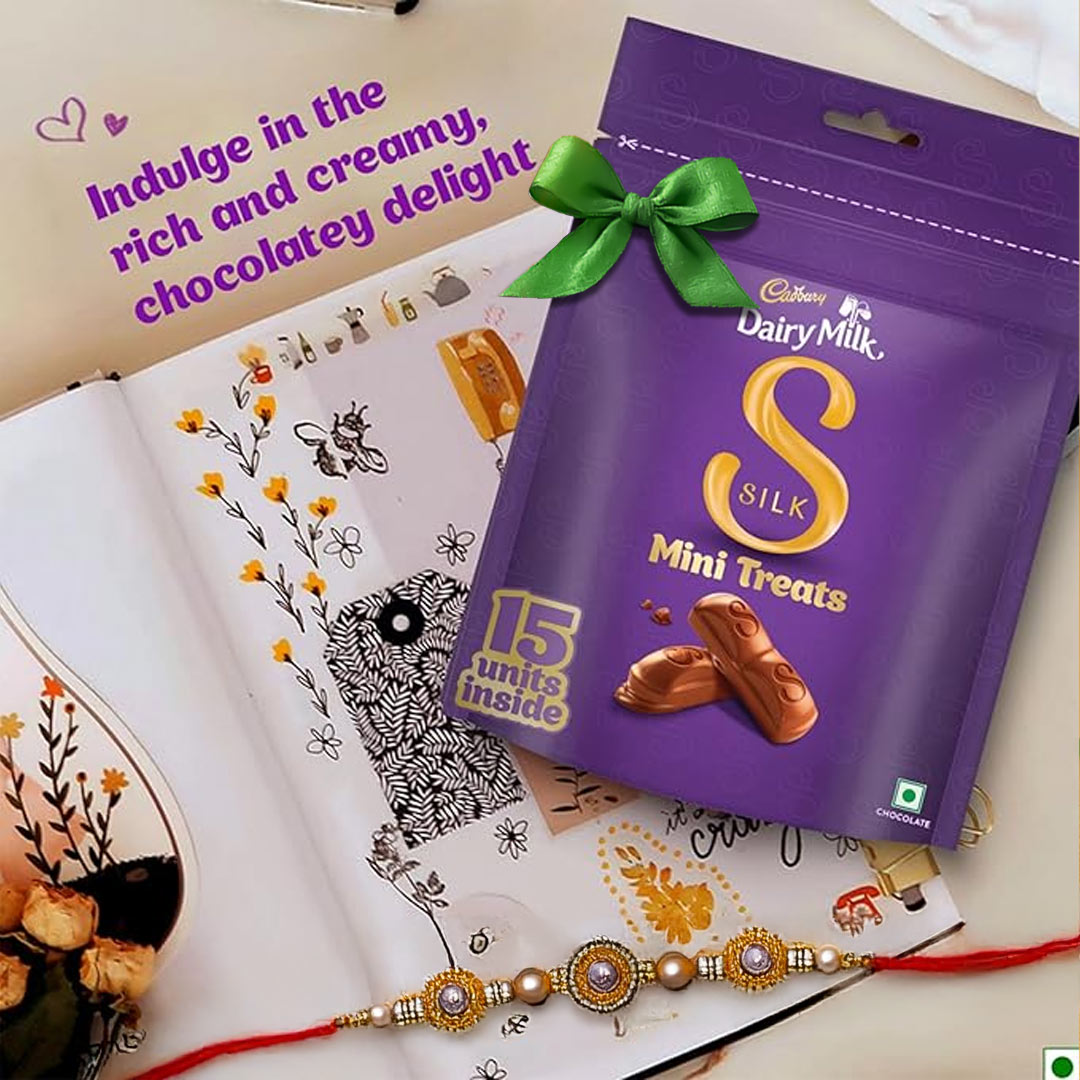 Cadbury Silk Mini Treats with Hidden Personalized Pendant | Love Craft Gifts