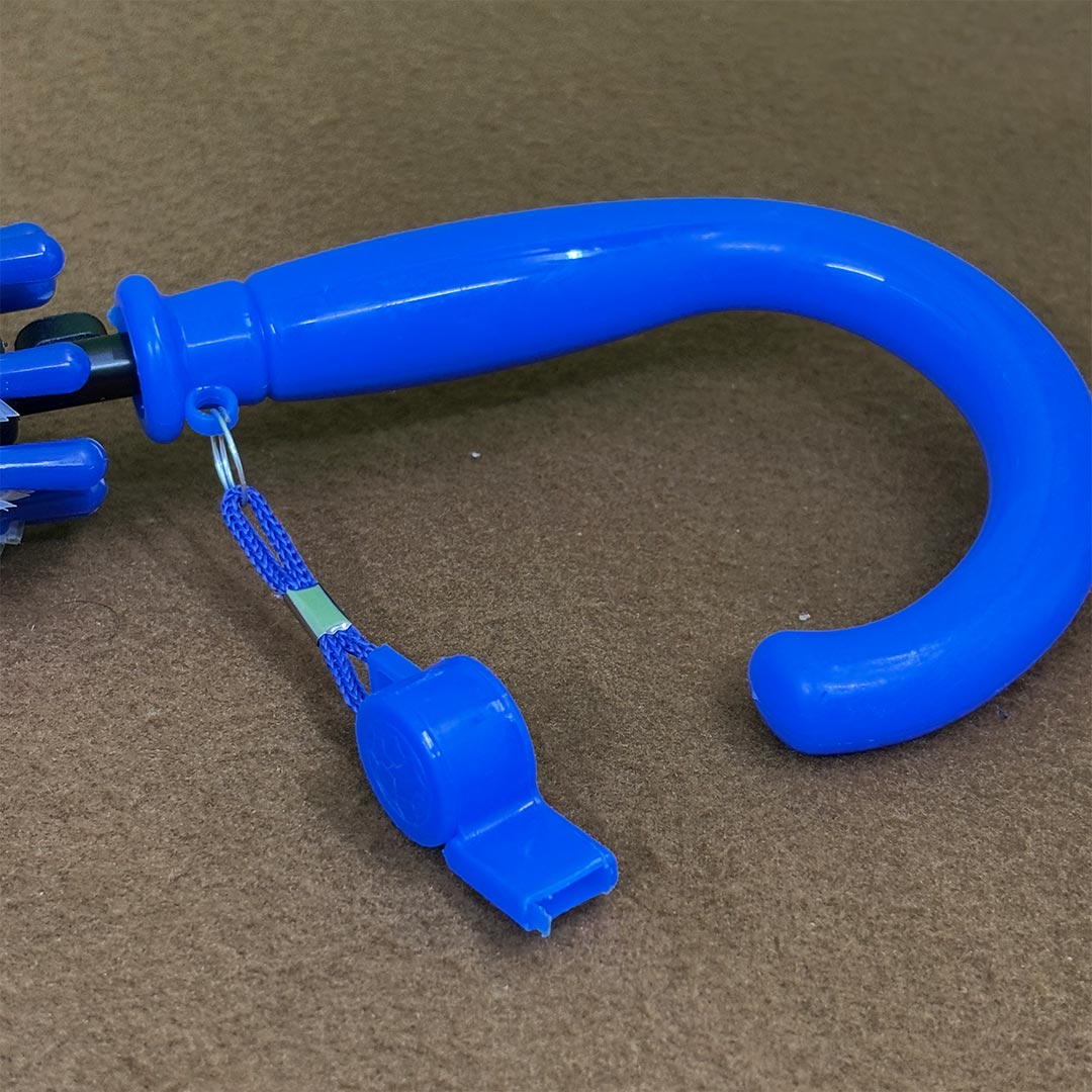 Custom Robot-Themed Kids Umbrella with Name Print – Blue | Love Craft Gifts