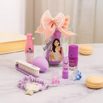 Kawaii Personalized Makeup & Accessory Cup – Custom Name Beauty Kit (Saree Edition) | Love Craft Gifts