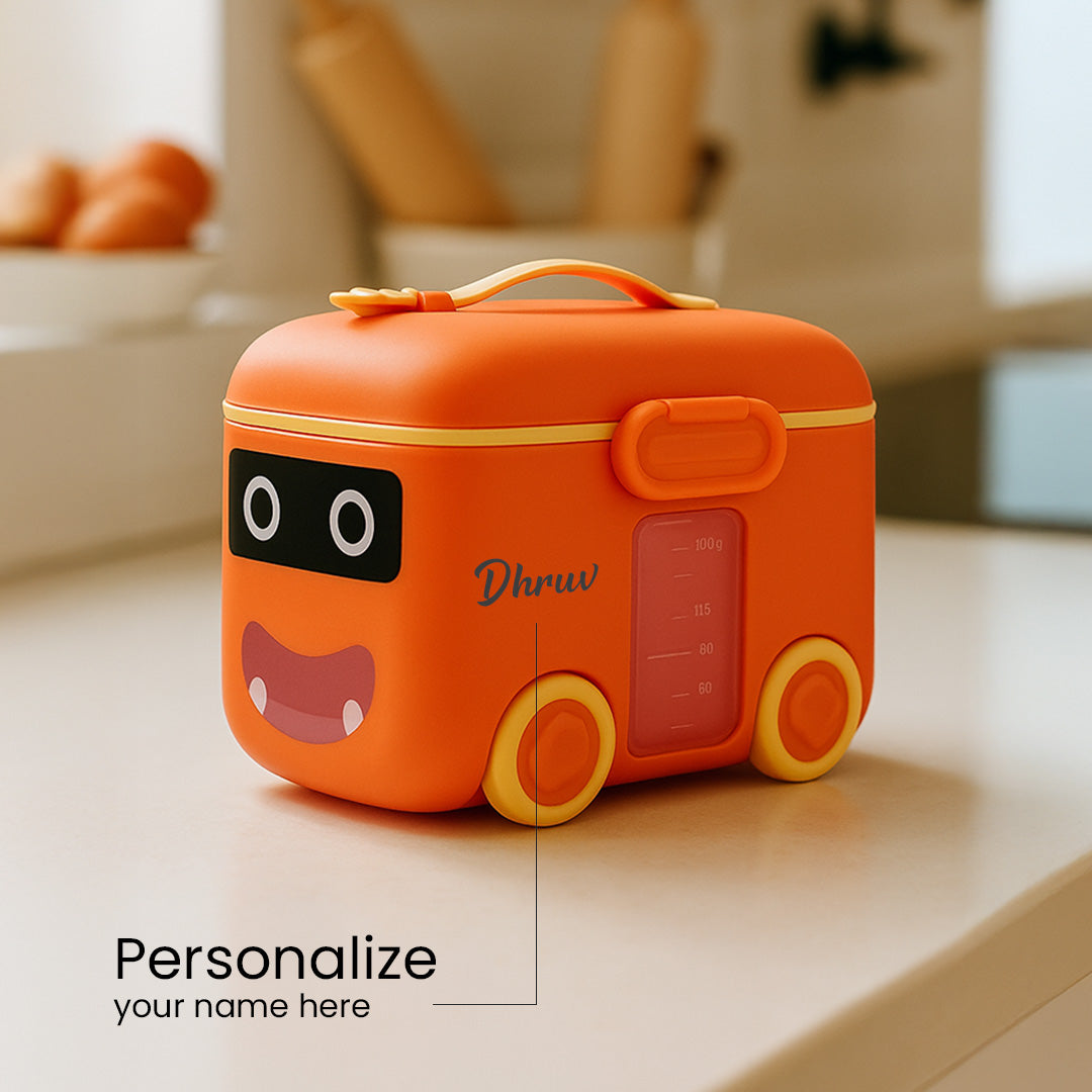 Baby Formula Dispenser, Portable Kids Milk Powder Dispenser Container with Carrying Handle and Scoop | Love Craft Gifts