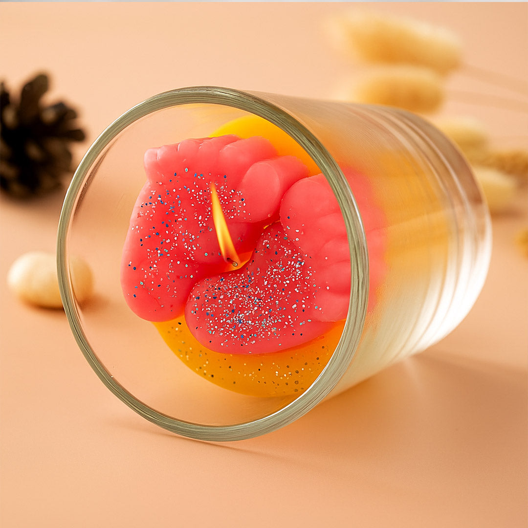 Dual-Tone Glitter Jar Candle | Love Craft Gifts