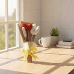 “I Love You” Crochet Bouquet – Handmade Love Gift