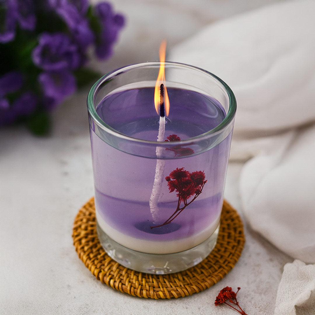 Glass Jar Gel Wax Candle | Love Craft Gifts