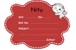 Red Kitty Name Slips