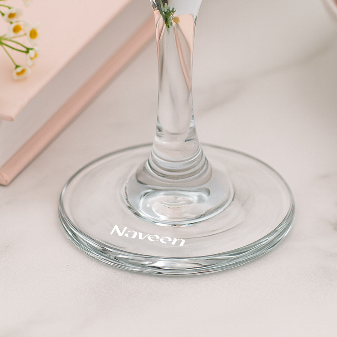 Personalized Heart Bubble Candle in Glass Cup | Love Craft Gifts