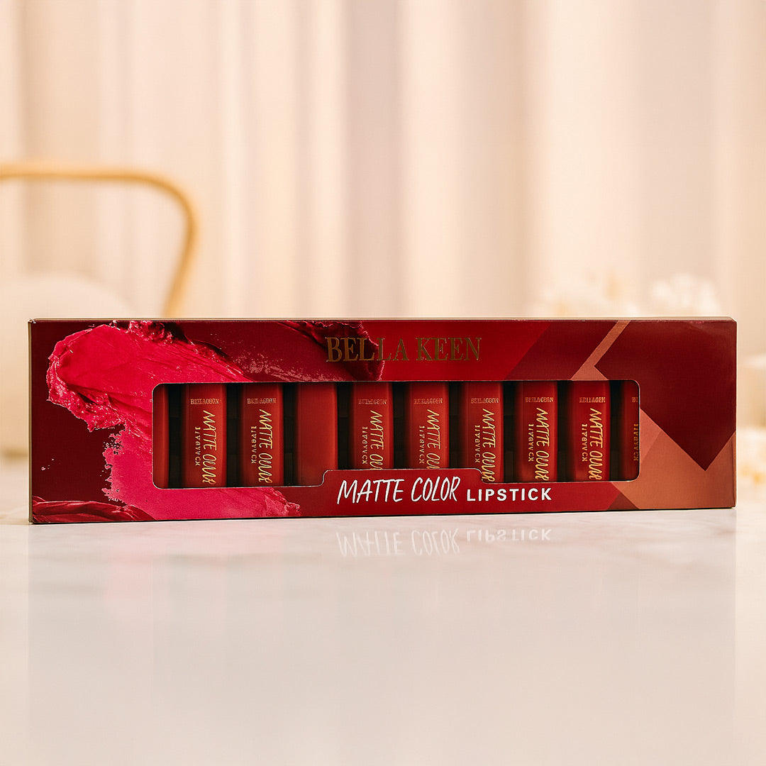 Personalized Matte Lipstick – 10 Custom Shades with Name Printed on Each Tube | Love Craft Gifts