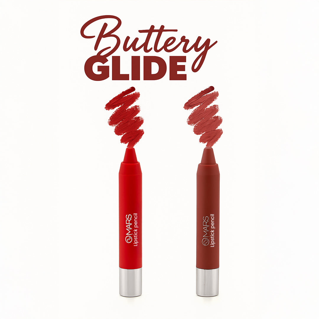 MARS Ultra Matte Lip Crayon | Red Mix | Buttery Glide Finish| Love Craft Gifts