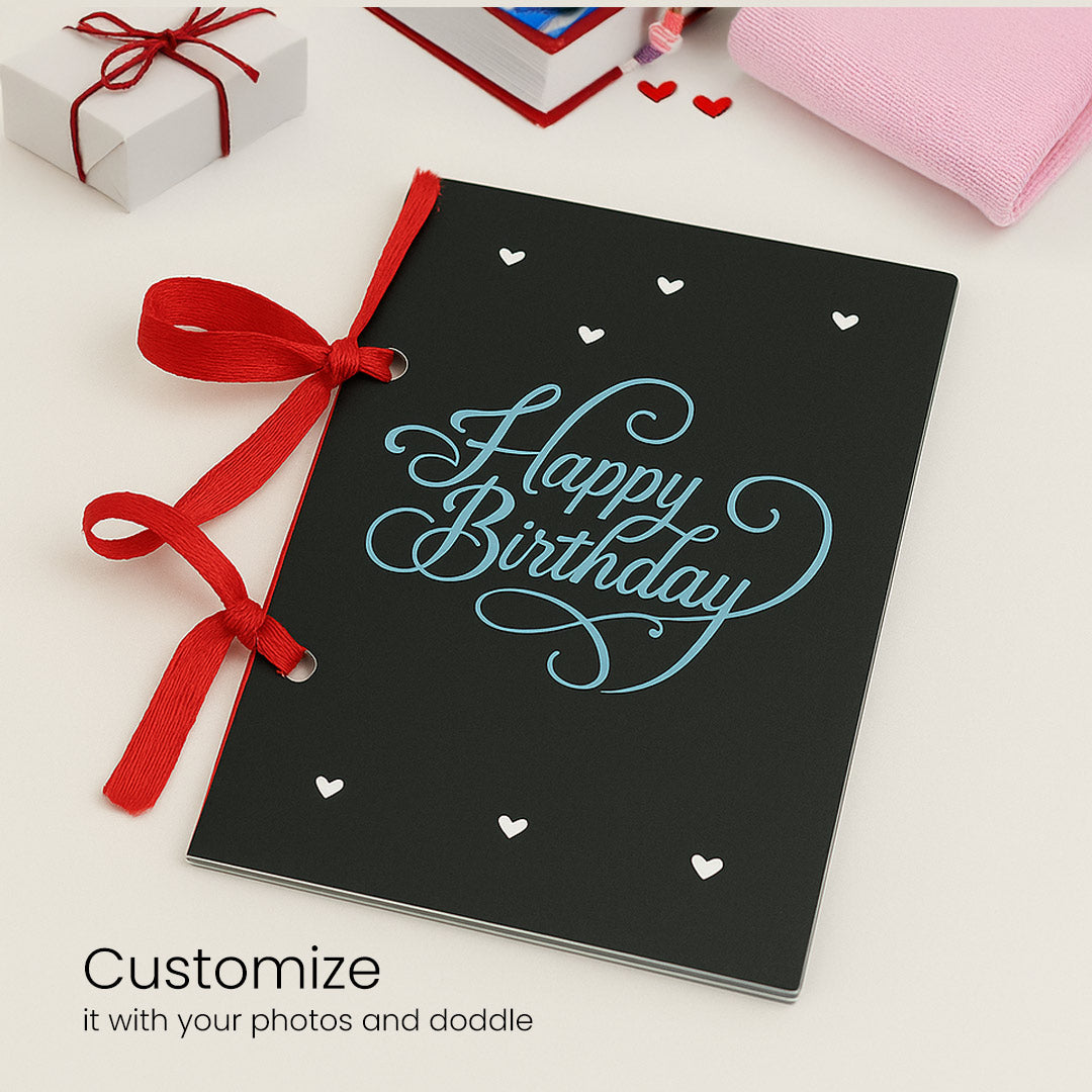 Birthday Special Photo Book – 7 Photos, 3x5" Size | Love Craft Gifts