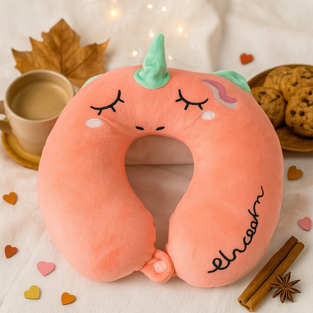 Cozy Neck Pillow for Travel & Nap Time| Love Craft Gifts