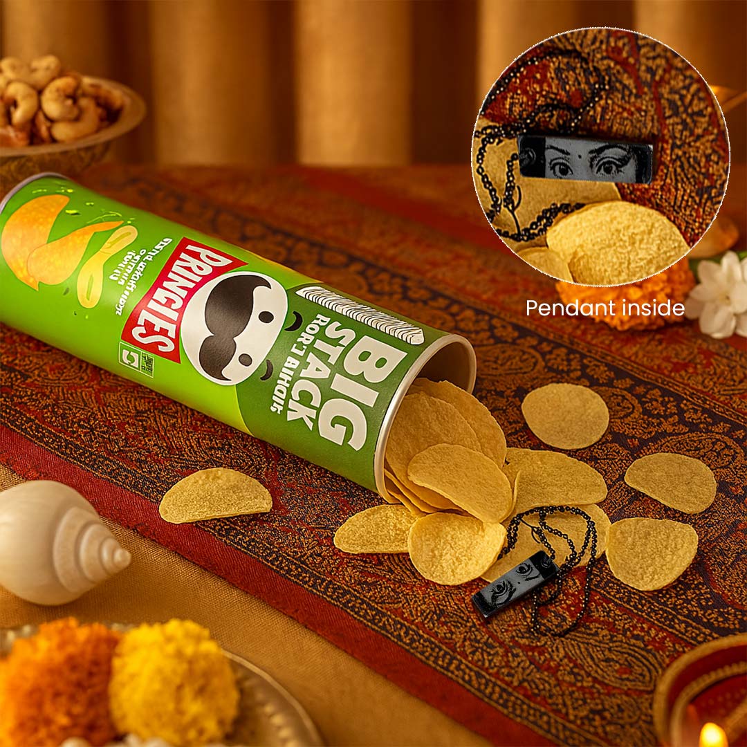 Pringles Snack Can with Hidden Personalized Pendant | Love Craft Gifts