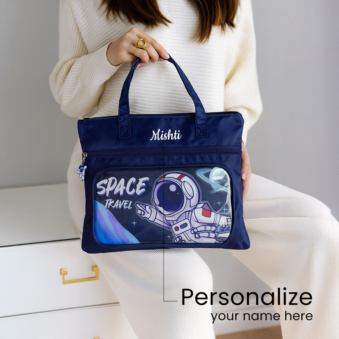 Personalized Space Travel Zipper Bag | Love Craft Gifts