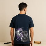 Dark Warrior Anime T-Shirt – Back Print Graphic Tee | Love Craft Gifts