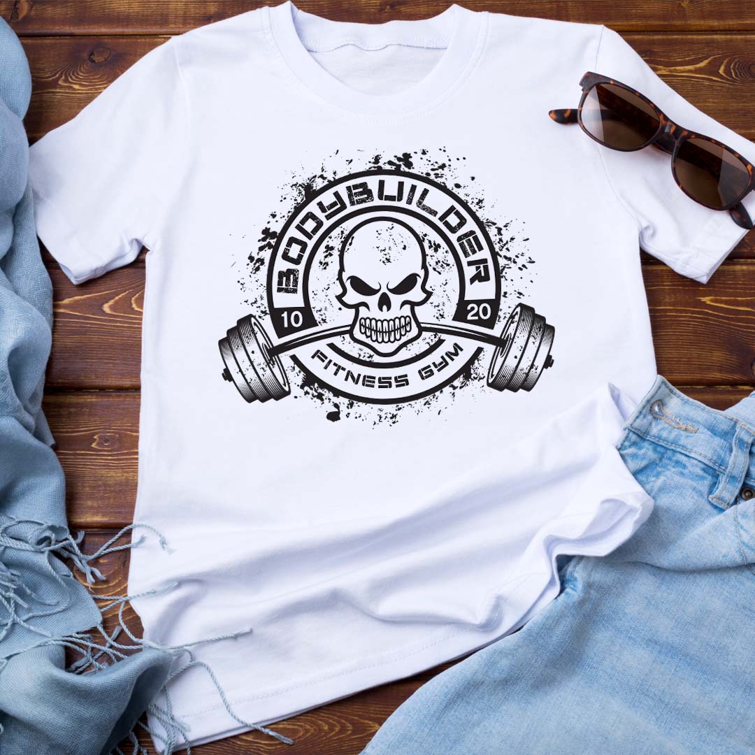 Bodybuilder Printed T-shirt | Love Craft Gifts