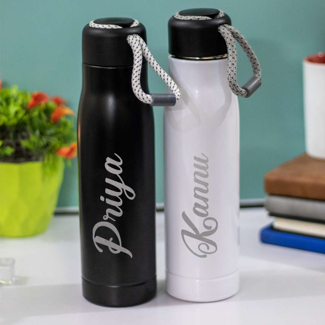 Buy Customized Thermosteel Hot & Cold Water Bottles at Best Price(500 ml)