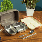 Stainless Steel Lunch Box | 3 Compartments | 750ml(2564)