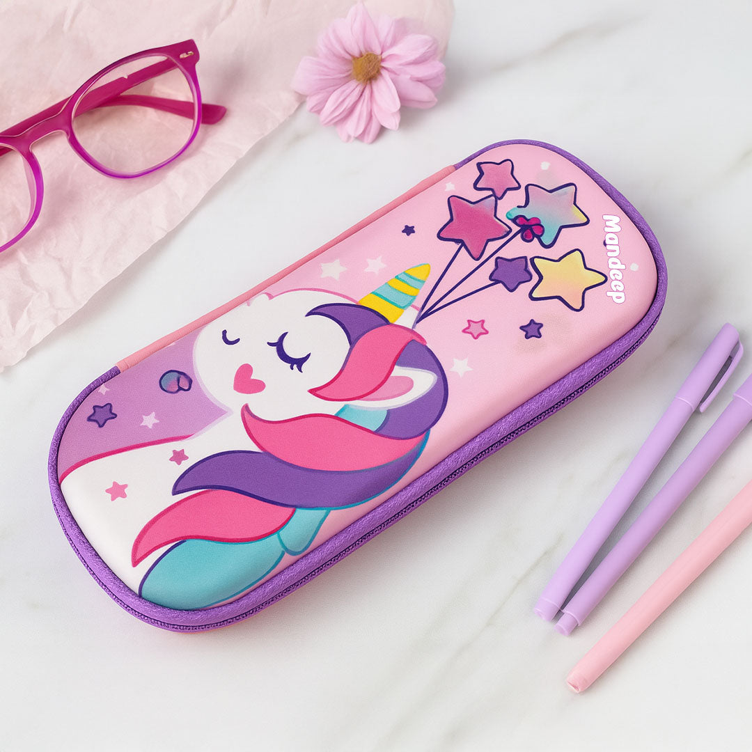 Personalized Unicorn Pencil Pouch for Kids | Love Craft Gifts