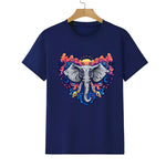 Majestic Elephant Art Graphic T-Shirt