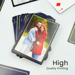 Personalized Photo Playing Cards – Custom Name & Picture Deck for Couples