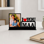 Personalized I Love You Maa Photo Table Stand 4x5" | Meaningful Gift for Mother | Love Craft Gifts™