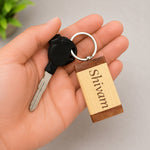Personalized Wooden Heart Keychain | Premium Wooden Heart Key Holder | Love Craft Gifts™
