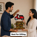 Zindagi Ek Safar Hai Nikloge Tabhi Toh Pahuchoge Wooden Wall Hanging 9x15" | Love Craft Gifts™